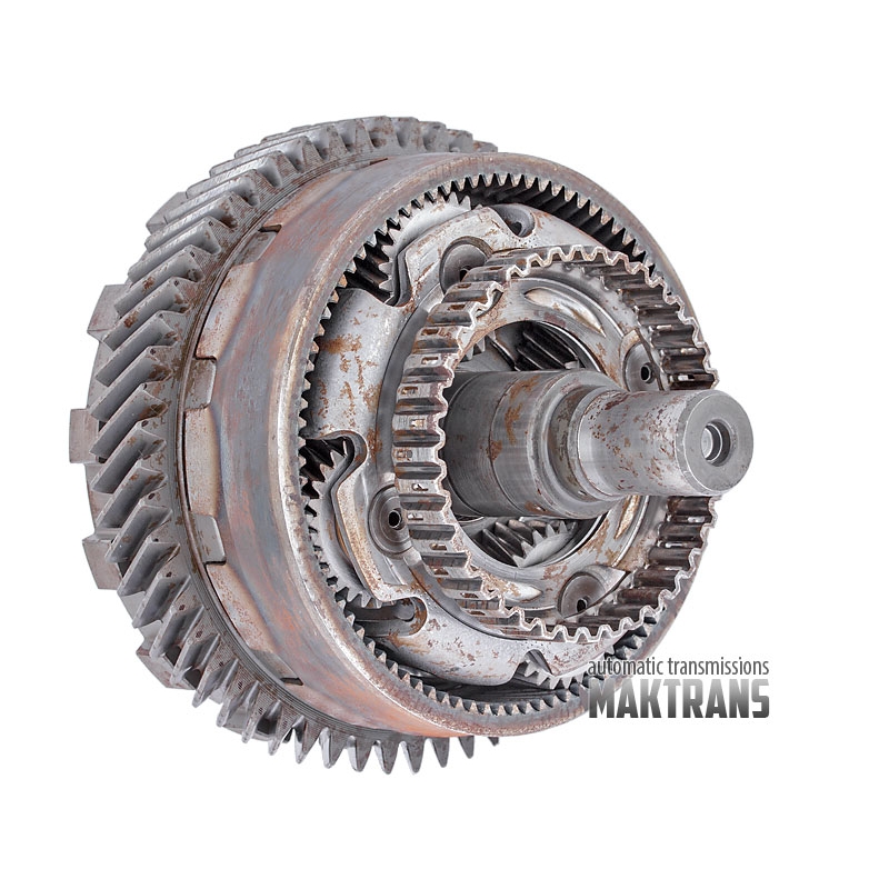 Zwischenwelle mit Schrägverzahnung 23 Zähne, Antrieb 57 Zähne, Hohlrad 91 Zähne und Underdrive-Planetengetriebe für 4 Ritzel, Automatikgetriebe U140E U140F 240E U241E ab 98