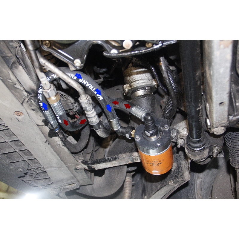 Ein zusätzlicher Filtersatz wird während der Einlaufphase nach der Reparatur eines Automatikgetriebes, eines Drehmomentwandlers, eines Ventilkörpers und eines AUDI Q5-Getriebemodells DL501 0B5 installiert
